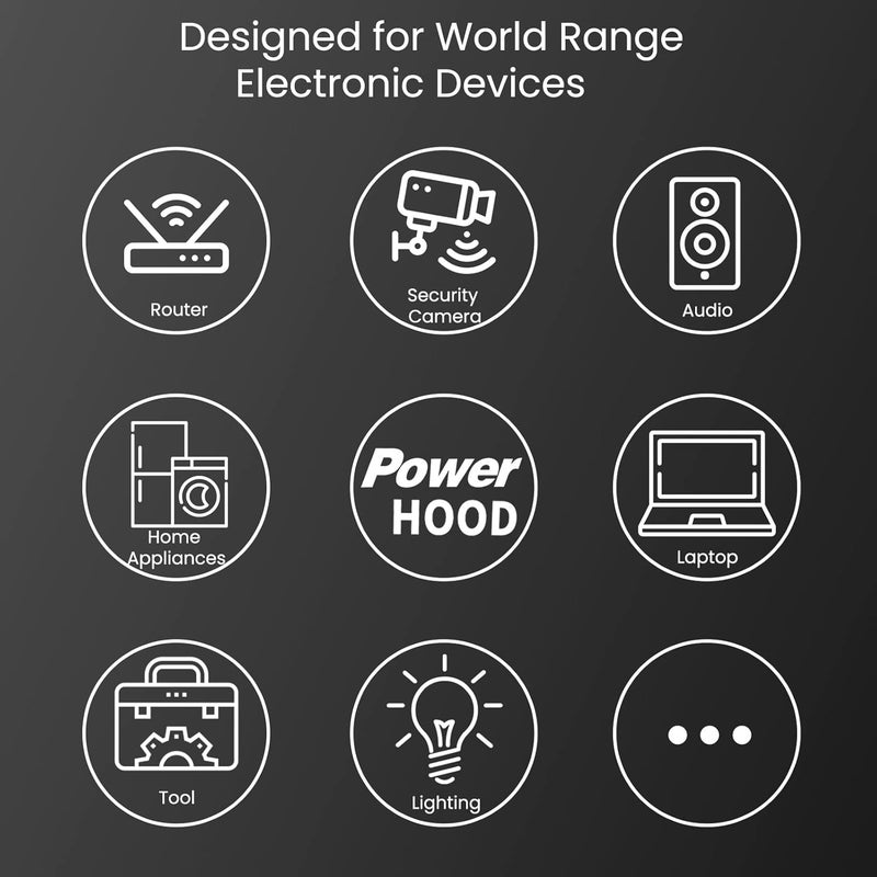PowerHOOD محول AC/DC بجهد 9.5 فولت متوافق مع كاسيو كاسيون SA-51 SA-50 SA-80 SA-81 SA50 SA51 SA80 SA81 لوحة مفاتيح محمولة 32 مفتاح 44 مفتاح 9VDC - 9.5VDC كابل شحن مزود الطاقة PSU - Image 4